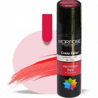 Morfose Hair Crazy Color 105 Vermilion Red - 150ml - 10019-105