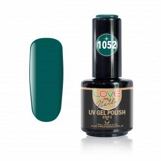 Love My Nails Ημιμόνιμο Βερνίκι Νυχιών UV/LED 1052 Πράσινο Πετρόλ - 16ml - 18003-1052