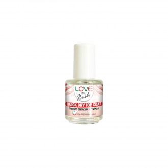 Love my nails Quick Dry Top Coat - Γρήγορο στέγνωμα - 16ml - 18164