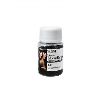 Micro Rings Σιλικόνης Μαύρα Συσκευασία - 500Τεμ - 21168