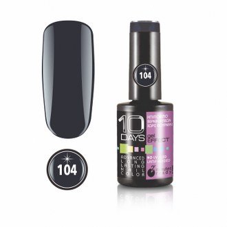 10Days Gel Effect Βερνίκι Νυχιών 104 Μελιτζανί - 11ml - 18020-104