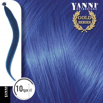 Extensions Κερατίνης Σετ 10 Τούφες Φυσική Τρίχα Κόκκινο - 50cm - 21105-R