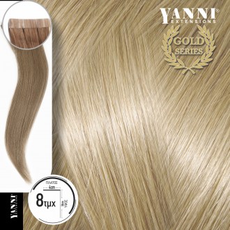 Τρέσα Φυσική Τρίχα Αυτοκόλλητη Νο 9.13 Ξανθό Ανοιχτό Μπεζ-50cm - 21108-913