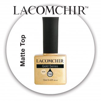Lacomchir UV - LED Premium Gold Matte Top - 12ml - 23010-MT