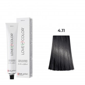 Love Me Color Βαφή μαλλιών 4.11 Καστανό Σαντρέ Έντονο-100ml N10000-411
