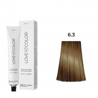 Love Me Color Βαφή μαλλιών 6.3 Ξανθό Σκούρο Ντορέ-100ml N10000-63