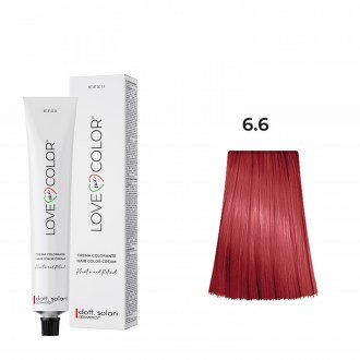 Love Me Color Βαφή μαλλιών 6.66 Ξανθό Σκούρο Έντονο Κόκκινο-100ml N10000-666