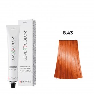Love Me Color Βαφή μαλλιών 8.43 Ξανθό Ανοιχτό Χάλκινο Ντορέ-100ml N10000-843