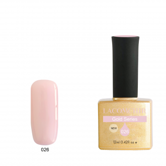Lacomchir UV - LED Premium Gold 026 French Pink - 12ml - 23010-026