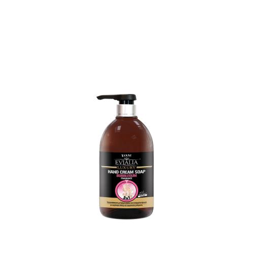 Evialia Hand Cream Soap Τσιχλόφουσκα με Κρέμα κ 18 ενεργά συστατικά-500ml 25004-4