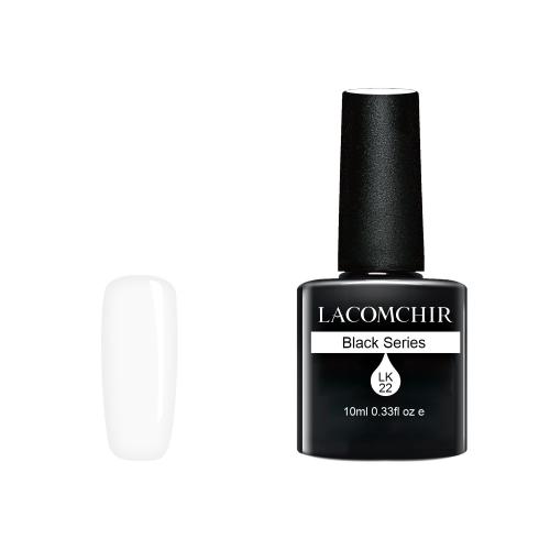 Lacomchir UV/LED Black Series LK022 Solid White - 10ml - 23002-LK022