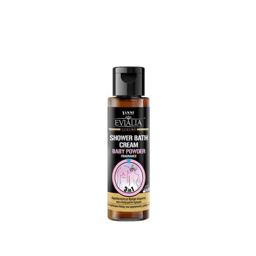 Evialia Shower Bath Cream Baby Powder - 100ml (Travel Size) - 25010-6