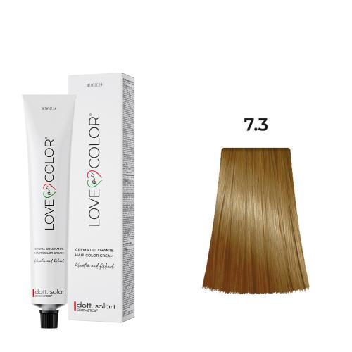 Love Me Color Βαφή μαλλιών 7.3 Ξανθό Ντορέ-100ml N10000-73