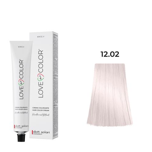 Love Me Color Βαφή μαλλιών 12.02 Υπεξανθιστικό Ιριζέ Ψυχρό-100ml N10000-1202