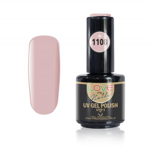 Love My Nails Ημιμόνιμο Βερνίκι Νυχιών UV/LED 1108 Μπεζ - 16ml - 18003-1108