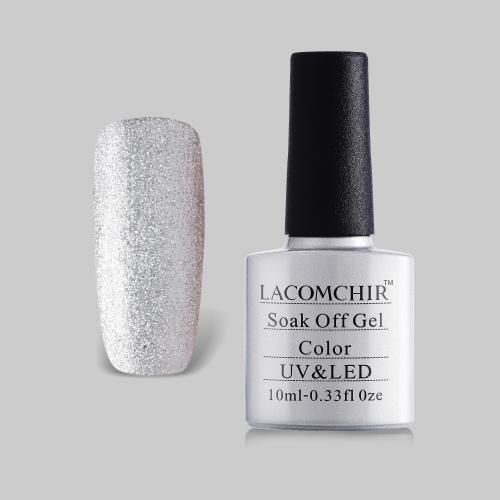 Lacomchir UV - LED Silver TD128 Metal Gloss - 10ml - 23001-TD128