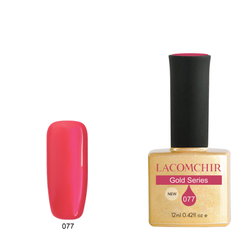 Lacomchir UV - LED Premium Gold 077 Miracle Coral - 12ml - 23010-077