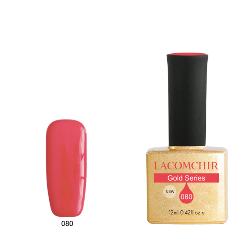 Lacomchir UV - LED Premium Gold 080 California Coral - 12ml - 23010-080