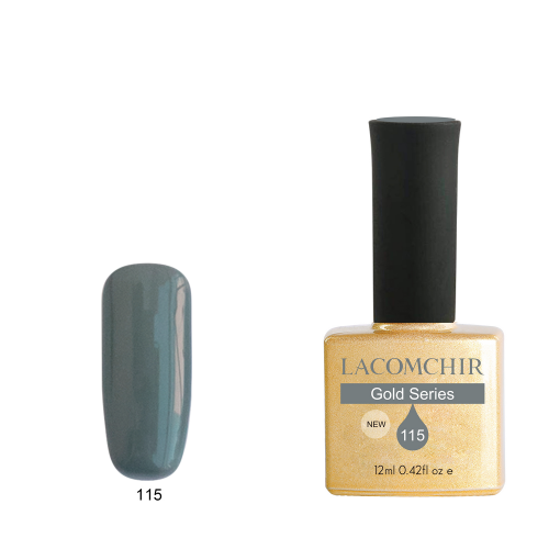 Lacomchir UV - LED Premium Gold 115 Smoked Glitter -12ml - 23010-115