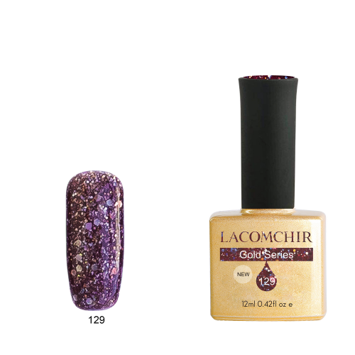Lacomchir UV - LED Premium Gold 129 Fairy Dust - 12ml - 23010-129